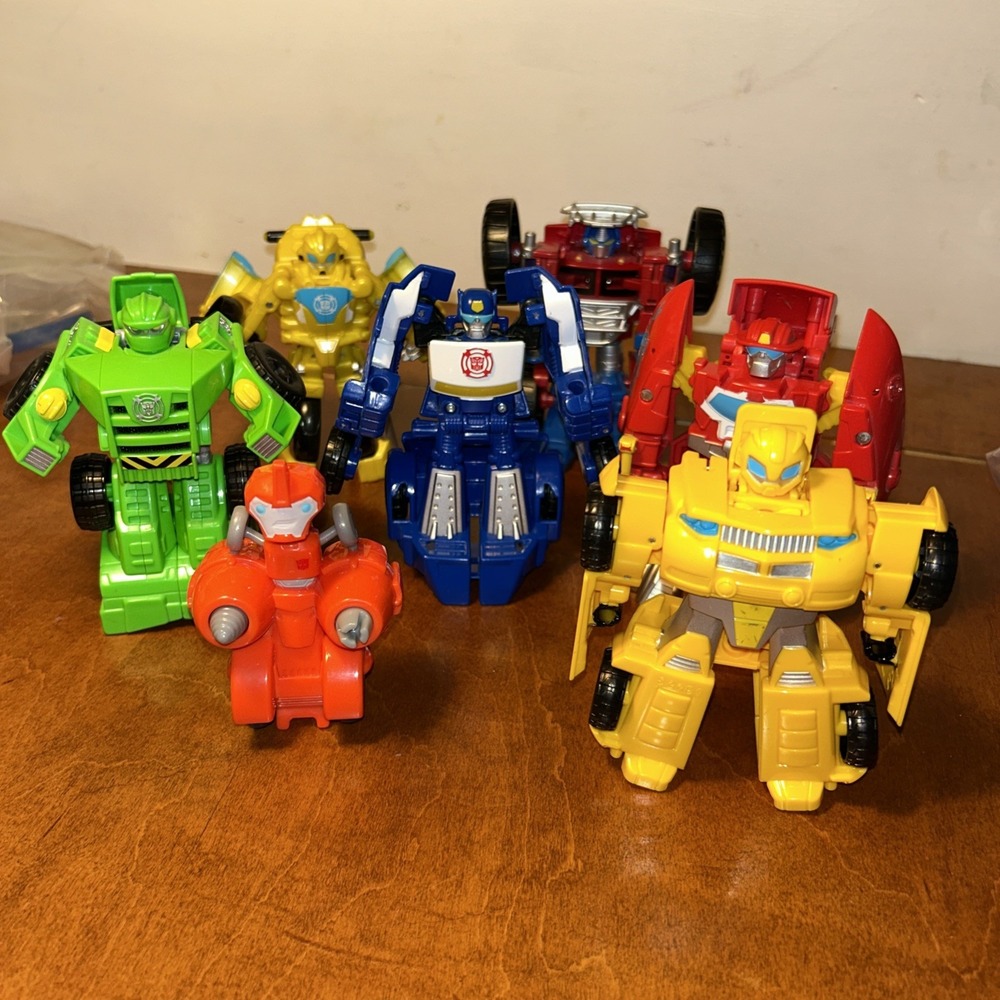 Playskool Heroes Transformers Rescue Bots Lot Boulder Bumblebee, Optimus D1